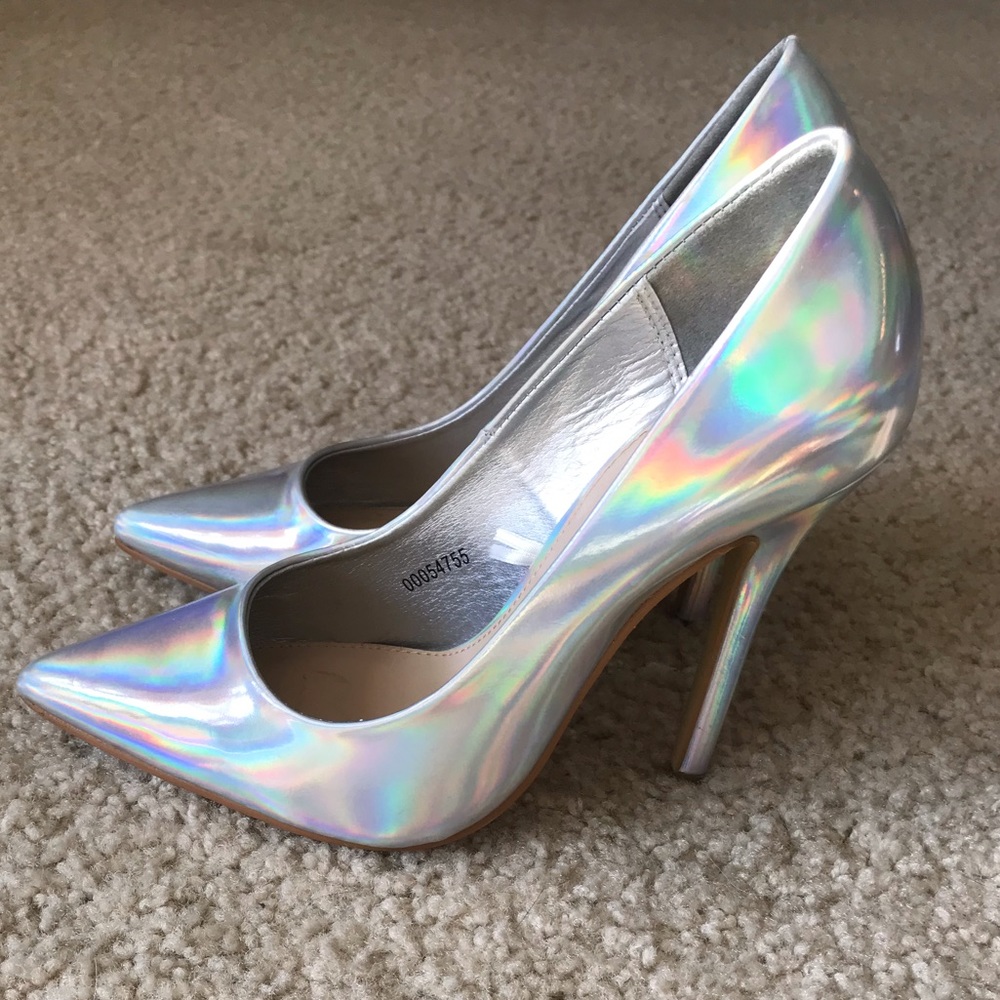 Forever 21 silver heels